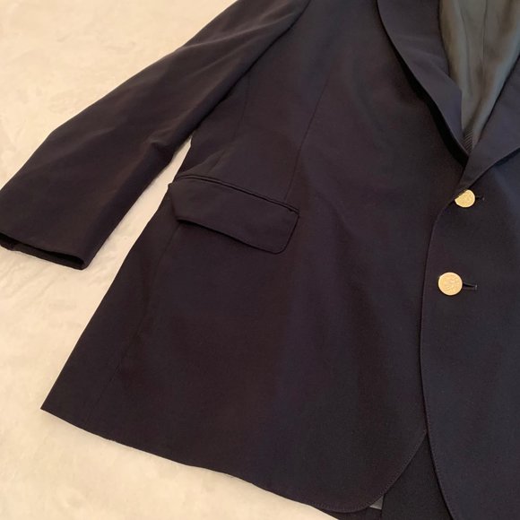 Tailor's Bench Navy Wool Suit Coat - Picture 4 of 16